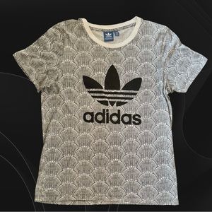 Adidas Trifoil Graphic Original Pattern T Shirt
